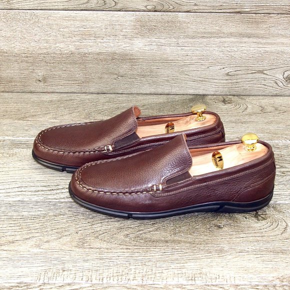* NIB * $295 Allen Edmonds MILES Venetian Loafer 8 D  Brown * add $15 new Trees main image 4